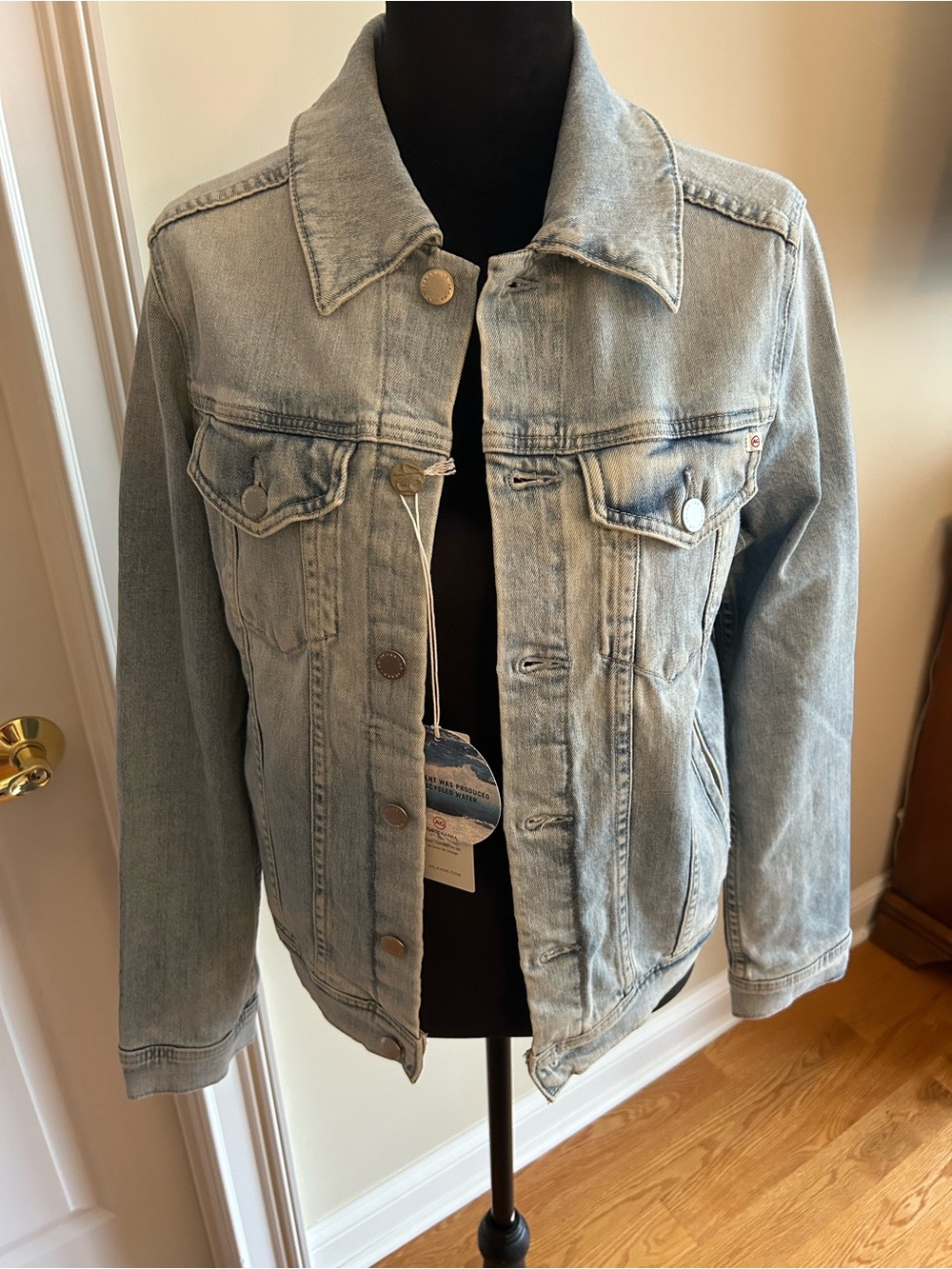 AG Adriano Goldschmied Light Blue Denim Jacket